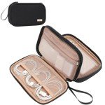 NISHEL Double Layer Tech Travel Cord Organizer