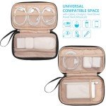 NISHEL Double Layer Tech Travel Cord Organizer