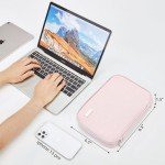 NISHEL Pink Travel Tech Organizer Case