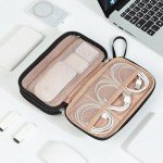 NISHEL Double Layer Tech Travel Cord Organizer