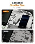 Compact Surge Protector Power Strip with USB Ports