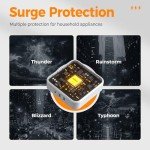 TESSAN Surge Protector with USB Ports for Travel