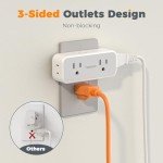 TESSAN Multi Plug Surge Protector with USB Ports