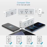 5-Outlet USB C Wall Charger with Surge Protector