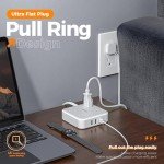 Travel Surge Protector Power Strip with USB Ports