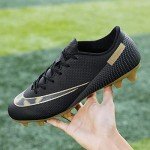 Men's Outdoor Soccer Cleats - VTASQ Black Sneakers