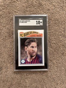 Lionel Messi 2019 Topps UCL Living Set Card
