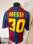 Barcelona Messi 2004-05 Home Soccer Jersey - Medium
