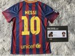 Lionel Messi 2013 Autographed Jersey with COA