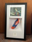 Framed Signed Lionel Messi Boot with COA