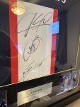 Signed Framed PSG Shirt by Messi, Neymar & Mbappe