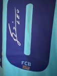 Signed Lionel Messi Barcelona Away Shirt with COA