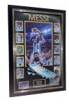 Framed Autographed Lionel Messi Soccer Boot