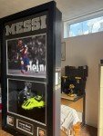 Lionel Messi 3D Barcelona Boot Display Case