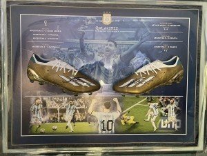 Lionel Messi Signed World Cup Boots - Qatar 2022