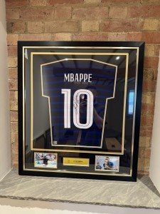 Kylian Mbappé Framed World Cup Winning Shirt