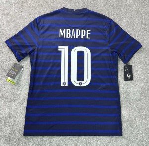 France 2020/21 Nike Mbappe #10 Home Jersey - L