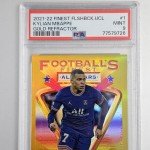Kylian Mbappe 2021-22 UCL Gold Refractor 7/50