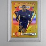 Kylian Mbappe 2021-22 UCL Gold Refractor 7/50