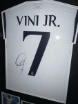 Framed Vinicius Junior Signed Real Madrid Shirt