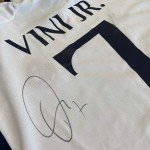 Framed Signed Vinicius Junior Real Madrid Jersey
