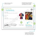Neymar Jr Signed Barcelona 2024-25 Jersey Display