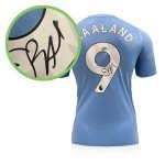 Erling Haaland Autographed Manchester City Soccer Jersey