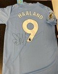 Erling Haaland Manchester City 2023/24 Autographed Jersey