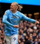 Erling Haaland Manchester City 2023/24 Autographed Jersey