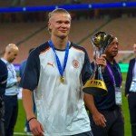 Erling Haaland Manchester City 2023/24 Autographed Jersey