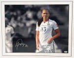 Alex Morgan Autographed Soccer Photo