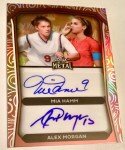 Mia Hamm & Alex Morgan Autographed Metal Card