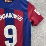 FC Barcelona Nike Lewandowski Jersey Kids Size M
