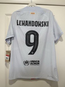Lewandowski #9 Men's Nike FC Barcelona Jersey