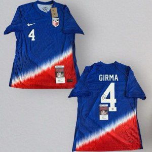 Naomi Girma Autographed USWNT Away Jersey