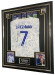Framed Antoine Griezmann Signed France Jersey