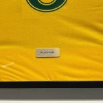 Framed Kaká Brazil Soccer Jersey Display
