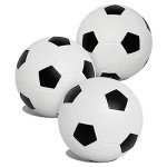 Mini Soft Soccer Balls for Kids - 3 Pack
