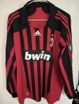 AC Milan Adidas Long Sleeve Kaka Jersey 2XL