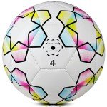 Runleaps Size 4 Futsal Soccer Ball - Star Pattern