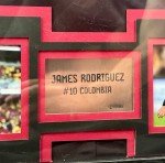 James Rodriguez Signed #10 Framed Soccer Jersey