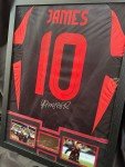 James Rodriguez Signed #10 Framed Soccer Jersey