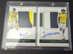 James Rodriguez & Cuadrado 2018 Dual Jersey Auto