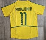 Ronaldinho Signed Brazil Home Jersey #11