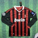 Ronaldinho AC Milan Long Sleeve Retro Jersey