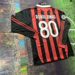 Ronaldinho AC Milan Long Sleeve Retro Jersey