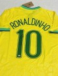 Ronaldinho Autographed Brazil Soccer Jersey with COA