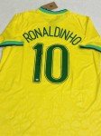 Ronaldinho Autographed Brazil Soccer Jersey with COA