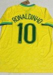 Ronaldinho Autographed Brazil Soccer Jersey with COA
