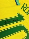 Ronaldinho Autographed Brazil Soccer Jersey with COA
